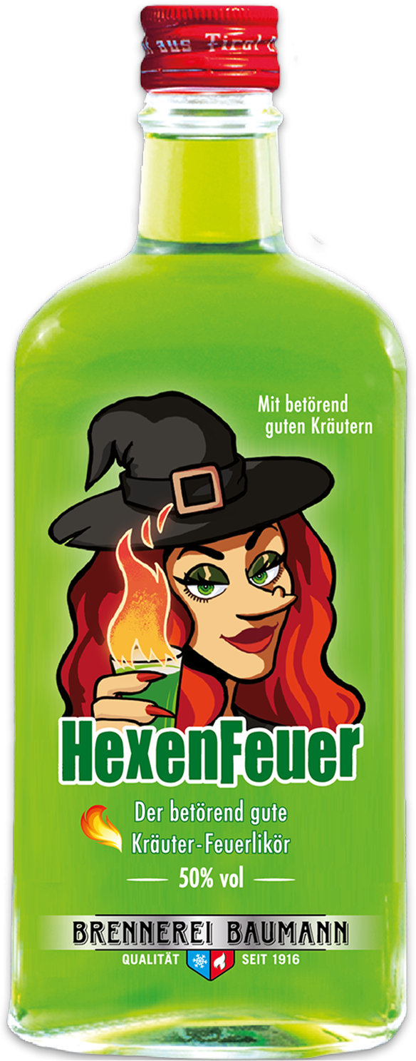 Baumann HexenFeuer Herbal Fire Liqueur 50% Vol. 0,5l