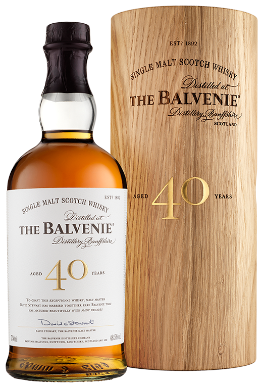 The Balvenie 40 Year Old FOURTY 46% Vol. 0,7l in Wooden box