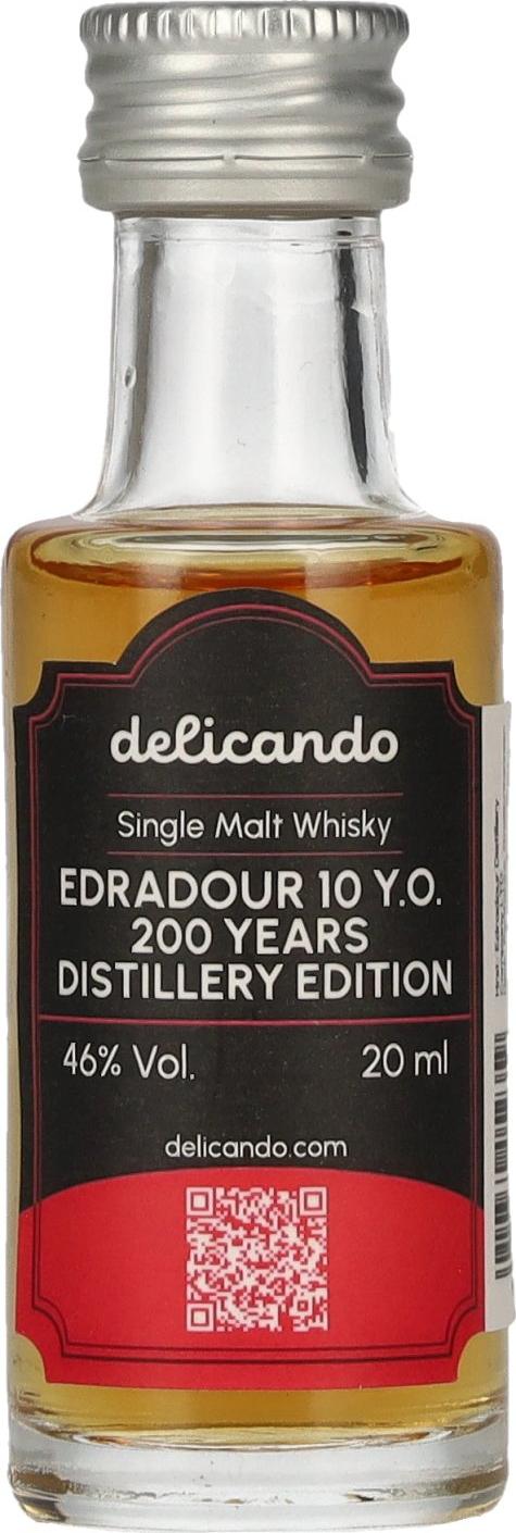 Edradour 10 Years Old 200 Years Distillery Edition 46% Vol. 0,02l