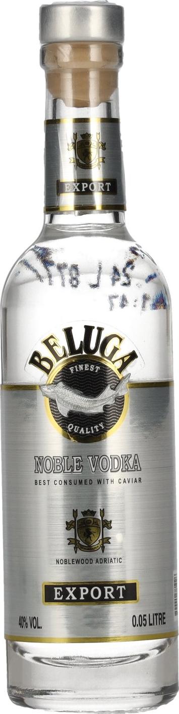 Beluga Noble Vodka EXPORT 40% Vol. 0,05l (Mini)