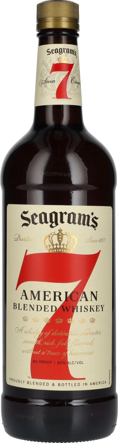 Seagram's 7 Crown American Blended Whiskey 40% Vol. 1l
