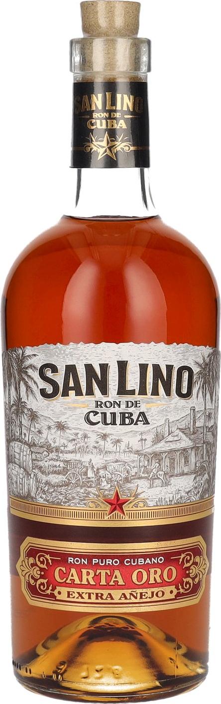 San Lino Ron de Cuba CARTA ORO Extra Añejo 40% Vol. 0,7l