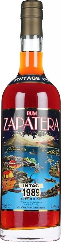 Zapatera Gran Reserva Rum Vintage 1989 Cask No. 78 42% Vol. 0,7l