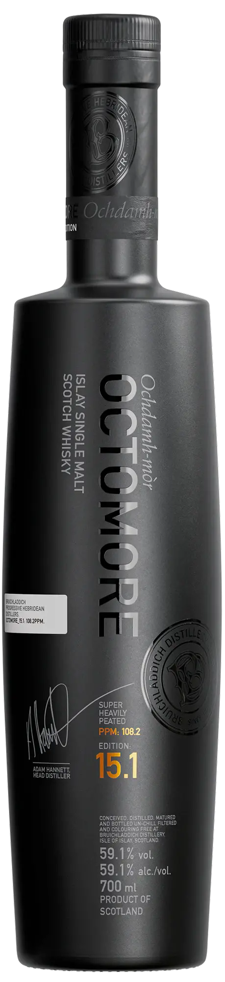 Octomore EDITION 15.1 Super Heavily Peated Islay Whisky 59,1% Vol. 0,7l