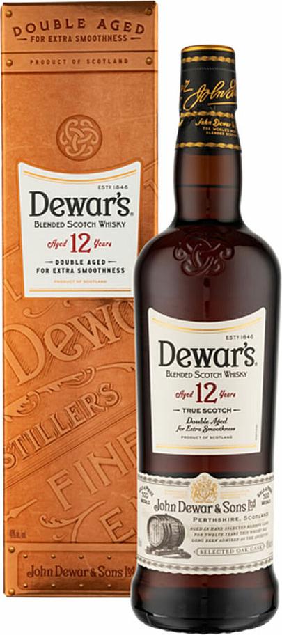 Dewar's 12 Years Old Double Aged 40% Vol. 0,7l in Giftbox
