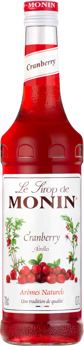 Le Sirop de MONIN CRANBERRY 0,7l