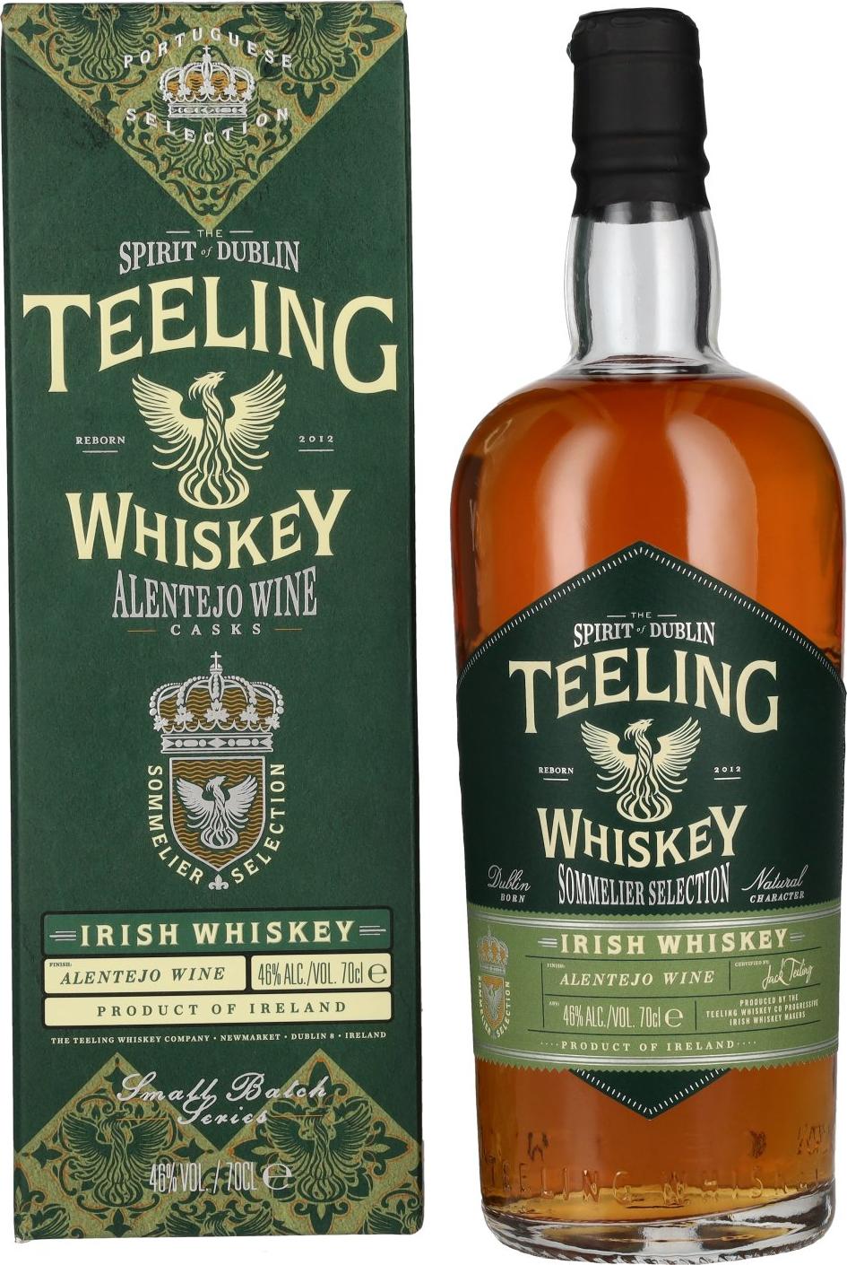 Teeling Whiskey Portuguese Selection ALENTEJO WINE Cask 46% Vol. 0,7l in Giftbox