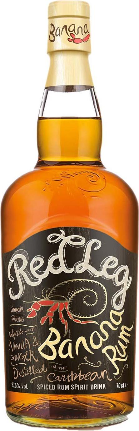 RedLeg Banana Spiced Rum 37,5% Vol. 0,7l