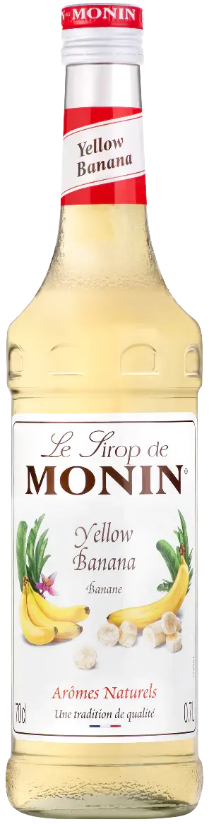 Le Sirop de MONIN YELLOW BANANE 0,7l
