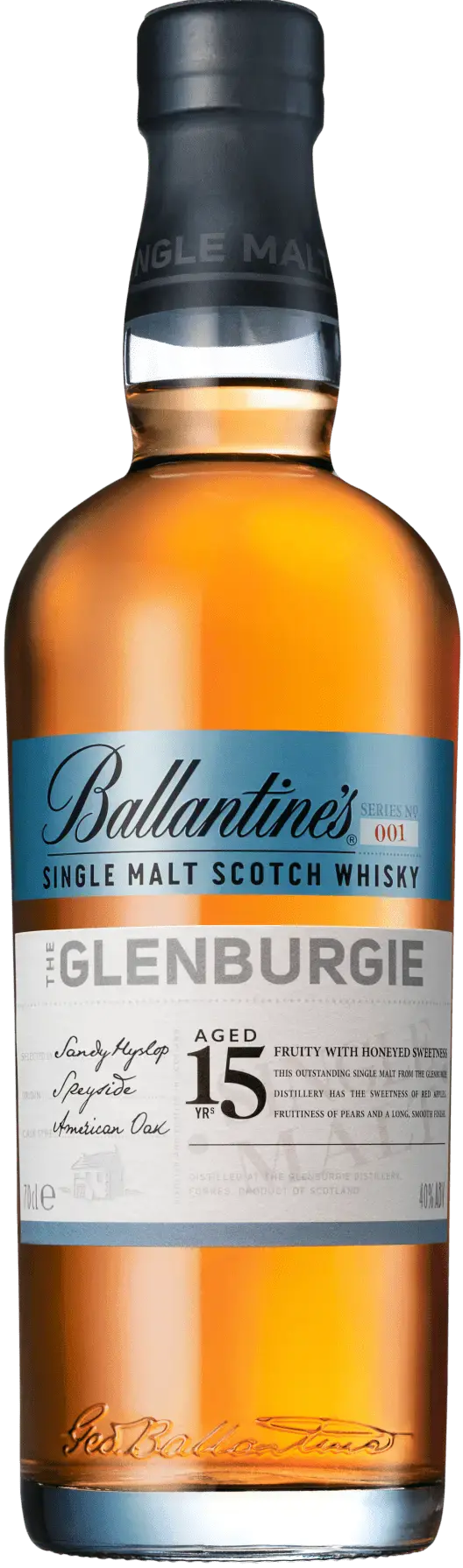 Ballantine's THE GLENBURGIE 15 Year Old 40% Vol. 0,7l