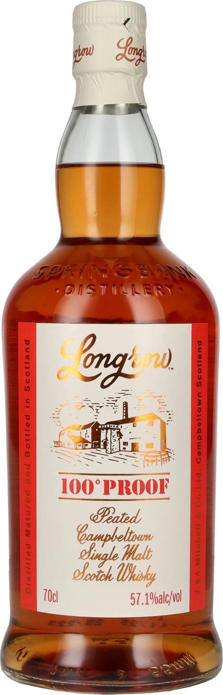 Longrow 100° Proof Peated Campbeltown Single Malt Scotch Whisky 57,1% Vol. 0,7l