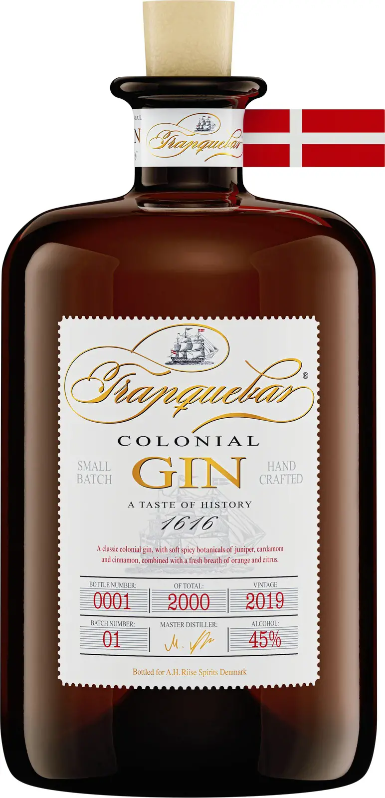 Tranquebar Colonial Gin 45% Vol. 0,7l