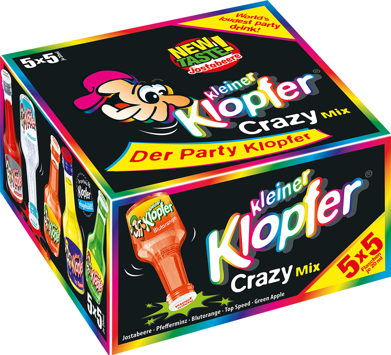 Kleiner Klopfer Crazy Mix Liqueurs 25x0,02l