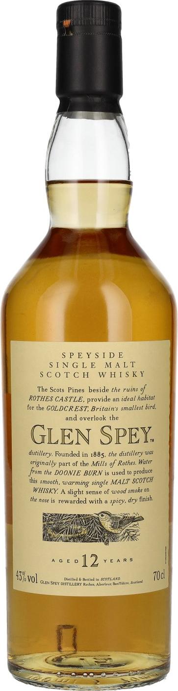 Glen Spey 12 Years Old FLORA & FAUNA Speyside Single Malt 43% Vol. 0,7l