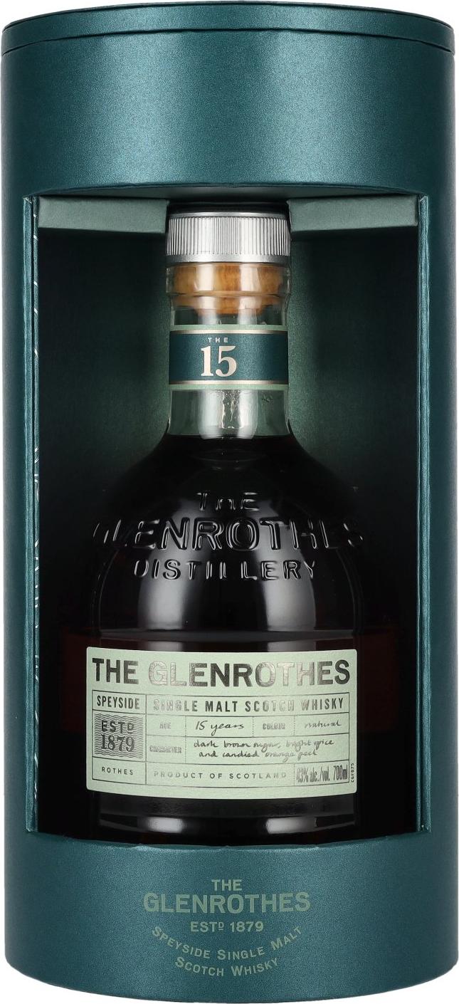 The Glenrothes The 15 Speyside Single Malt 43% Vol. 0,7l in Giftbox
