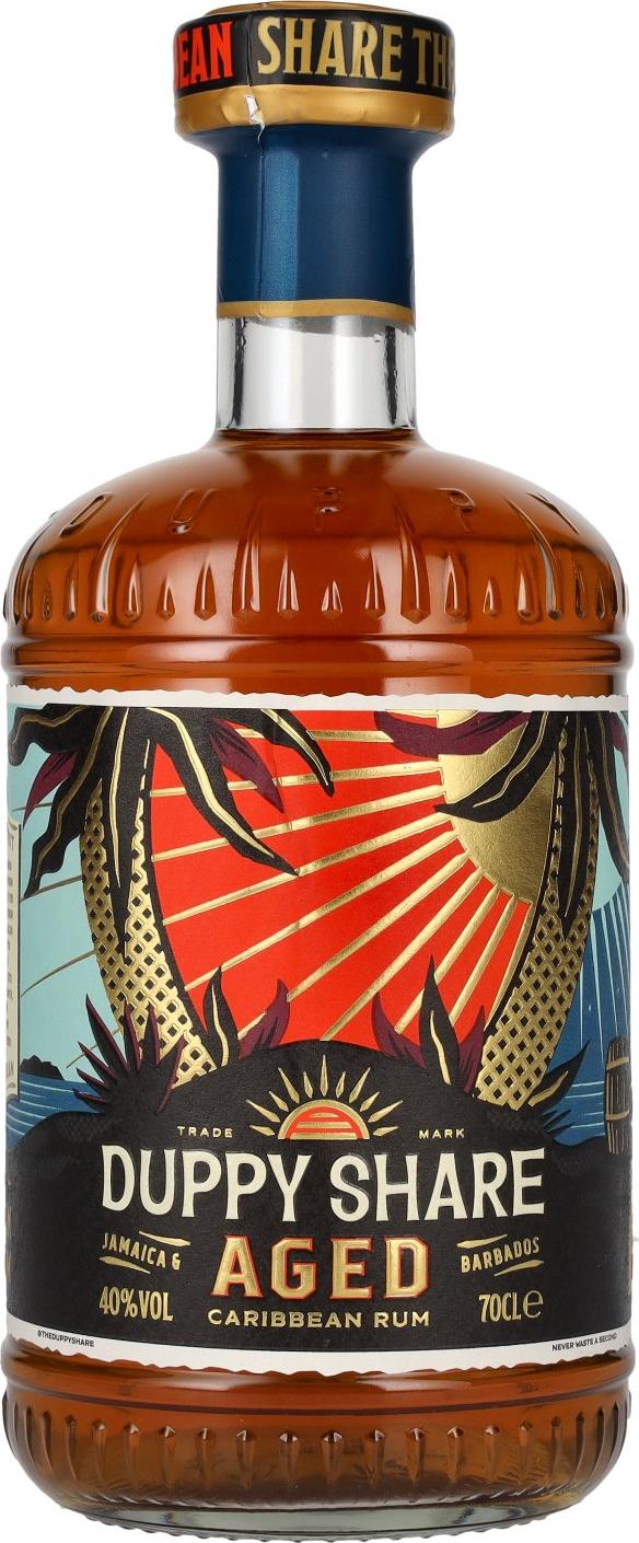 The Duppy Share Caribbean Rum 40% Vol. 0,7l