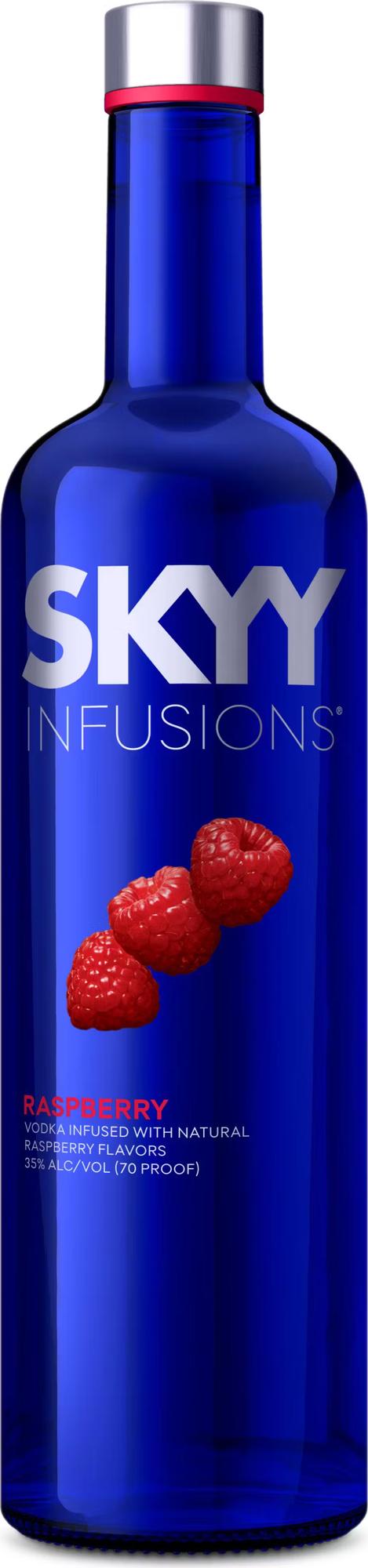SKYY VODKA Skyy Infusions Raspberry Vodka 37,5% Vol. 0,7l