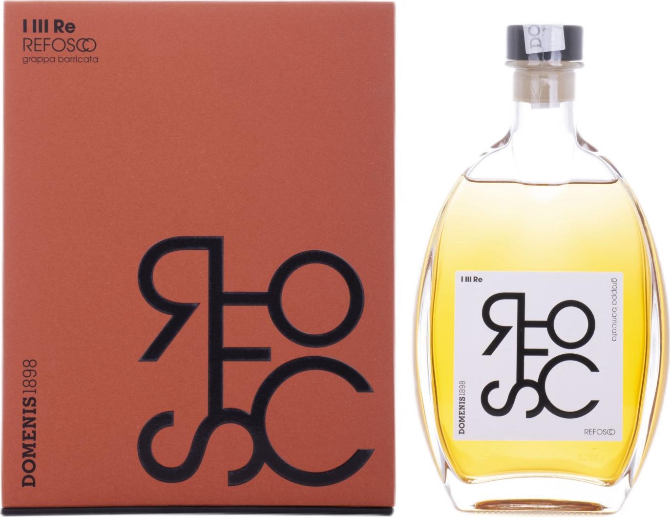 Domenis 1898 I III RE REFOSCO Grappa 40% Vol. 0,7l