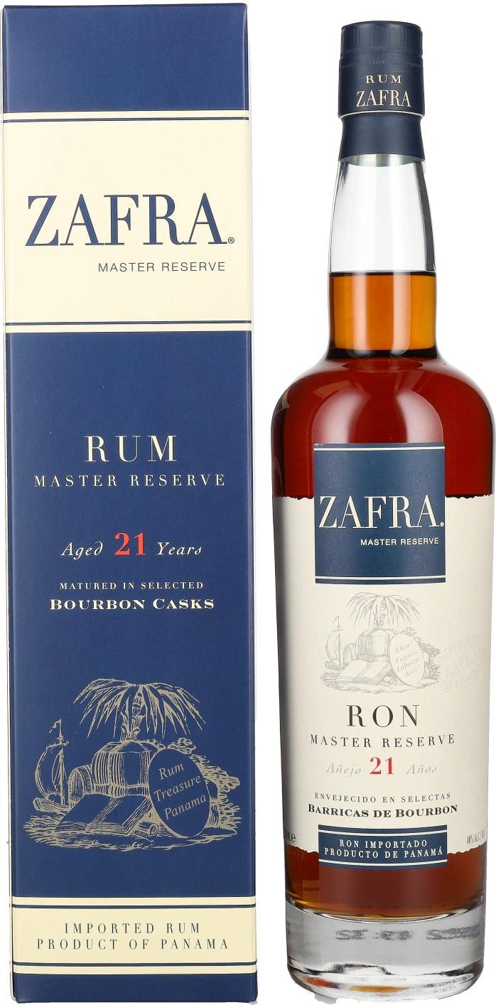 Zafra Añejo 21 Años Ron Master Reserve 40% Vol. 0,7l in Giftbox