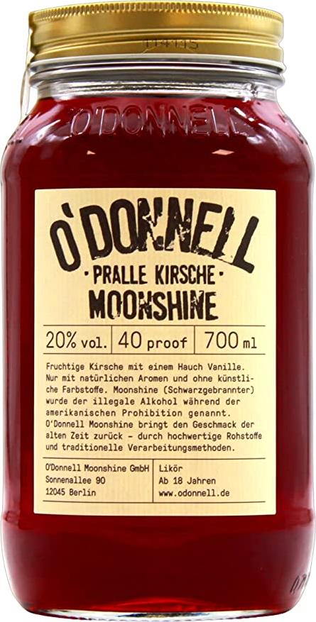 O'Donnell Moonshine Very Cherry 20% Vol. 0,7l