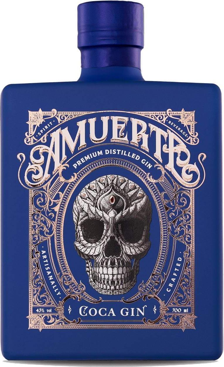 Amuerte COCA LEAF GIN - Blue Edition 43% Vol. 0,7l