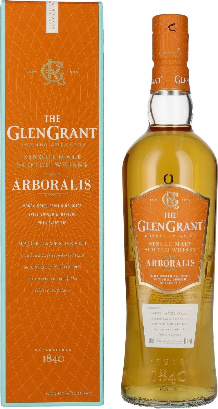 Glen Grant ARBORALIS Single Malt Scotch Whisky 40% Vol. 0,7l in Giftbox