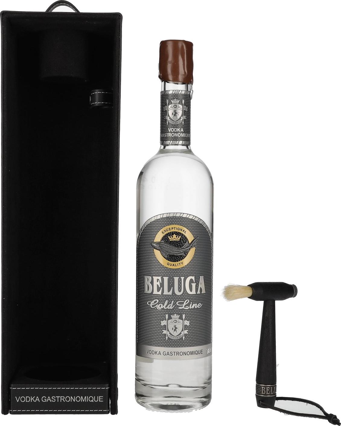 Beluga Gold Line Vodka 40% Vol. 0,7l in Giftbox with Pinsel