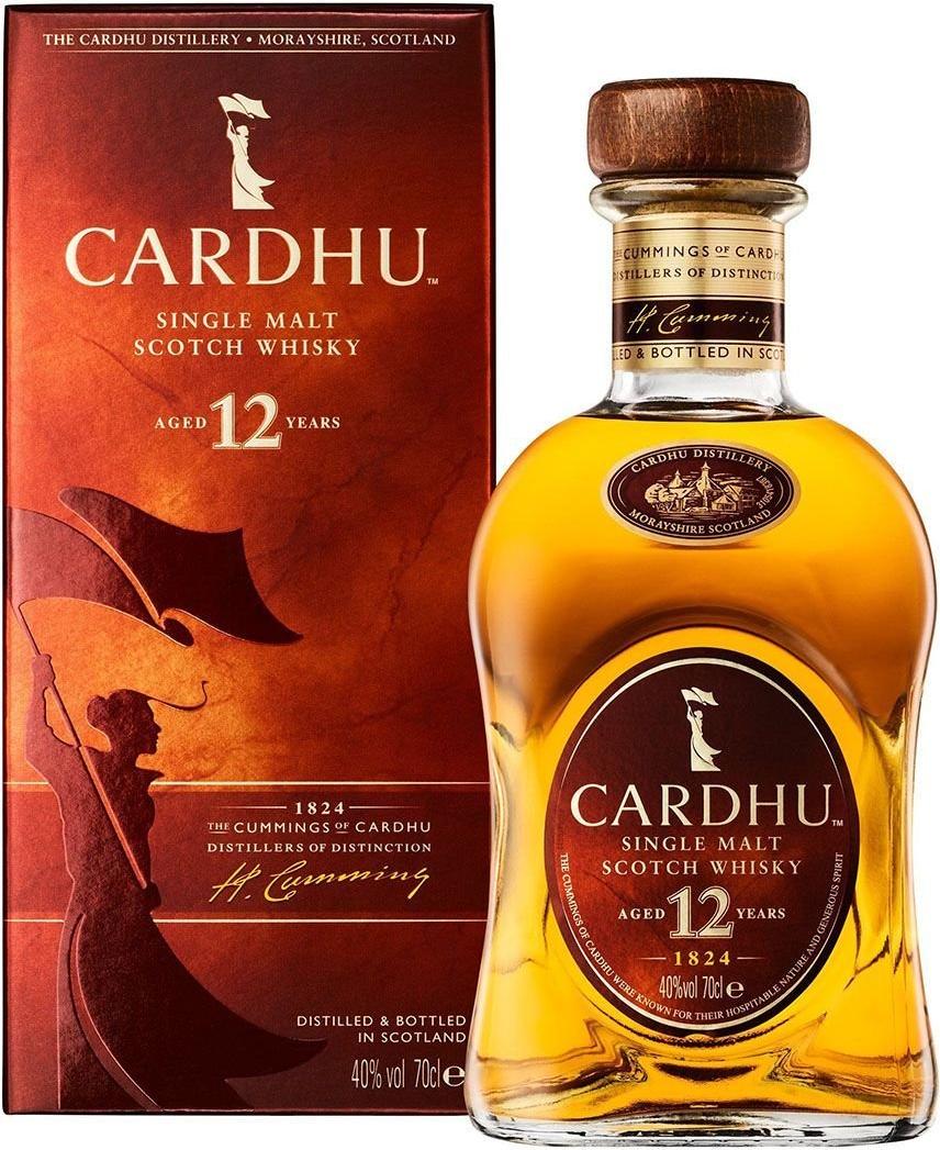 The Cardhu Cardhu 12 Year Old 40% Vol. 0,7l in Giftbox