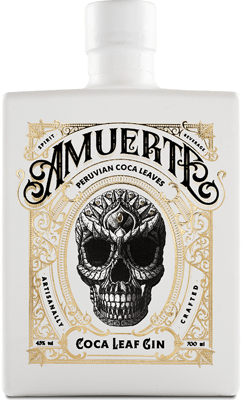 Amuerte COCA LEAF GIN - White Edition 43% Vol. 0,7l
