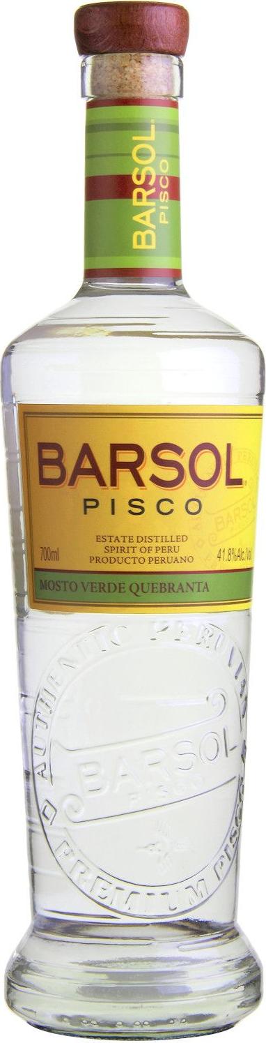 Barsol Pisco MOSTO VERDE QUEBRANTA 41,8% Vol. 0,7l