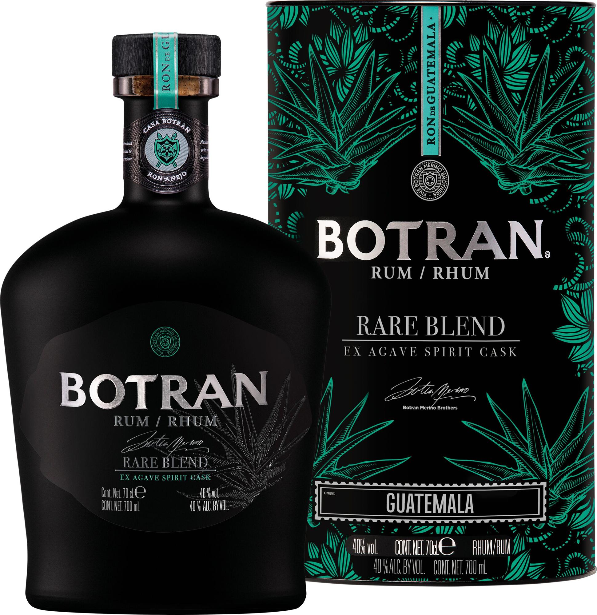 Botran Guatemala RARE BLEND Ex Agave Cask Rum 40% Vol. 0,7l in Giftbox