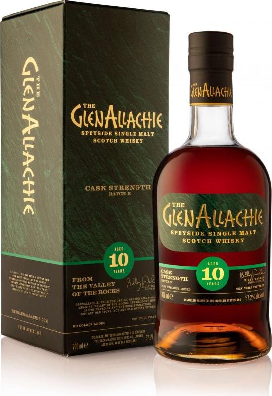 The GlenAllachie 10 YEAR OLD CASK STRENGTH Batch 8 57,2% Vol. 0,7l