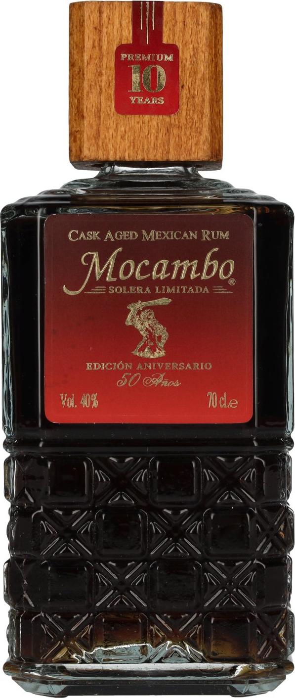 Mocambo Edición Aniversario Premium 10 Years Solera Limitada 40% Vol. 0,7l