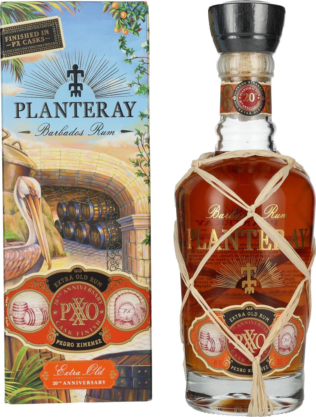 Plantation / Planteray PXXO 20th Anniversary Barbados Rum 40% Vol. 0,7l in Giftbox