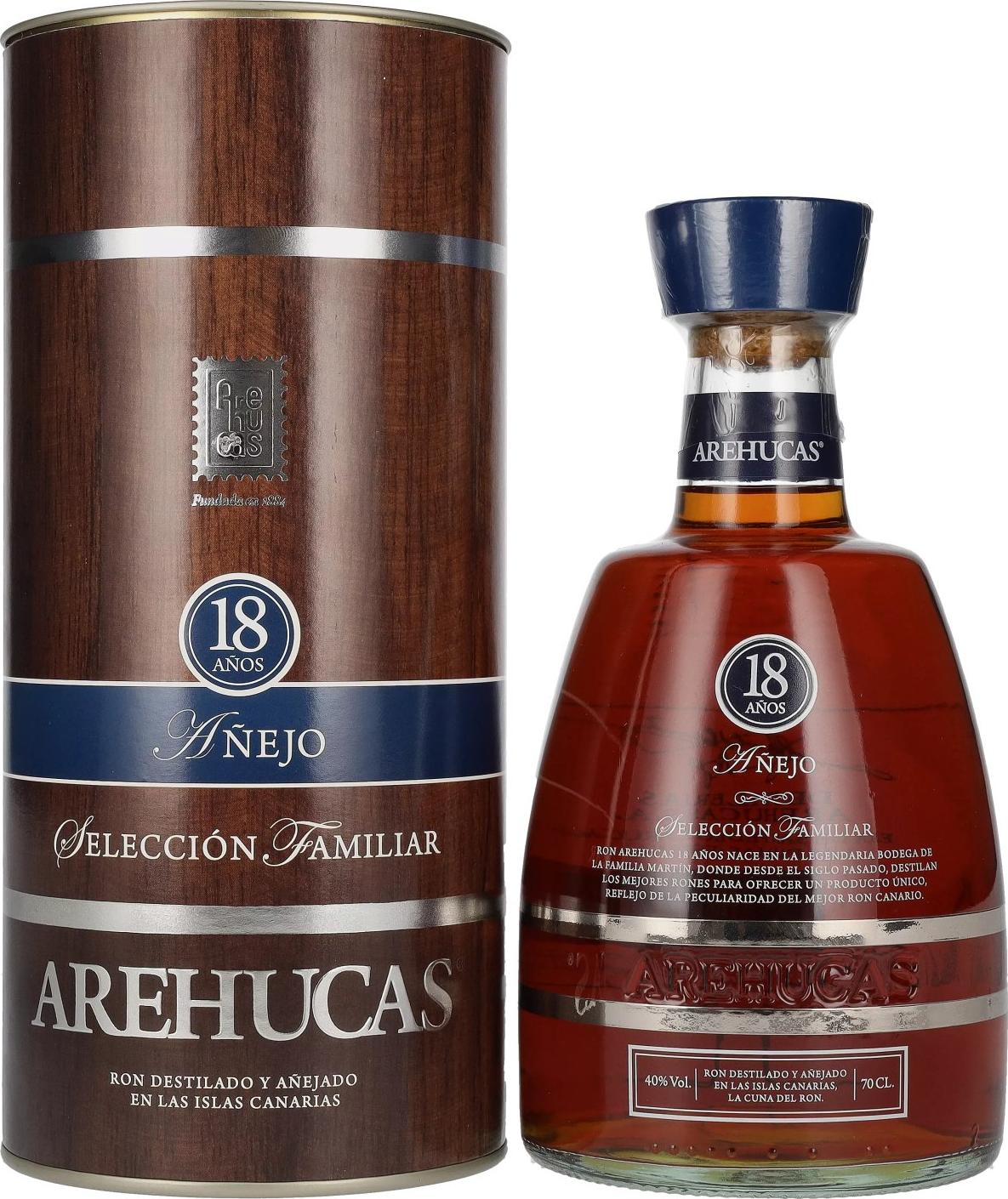 Arehucas 18 YO Reserva Especial 40% Vol. 0,7l in Giftbox