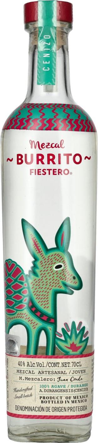 Burrito Fiestero Mezcal Artesanal Cenizo DOP 40% Vol. 0,7l