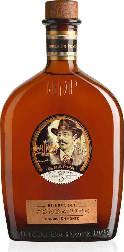 Andrea Da Ponte Grappa Riserva del Fondatore Aged 5 Years 40% Vol. 0,5l