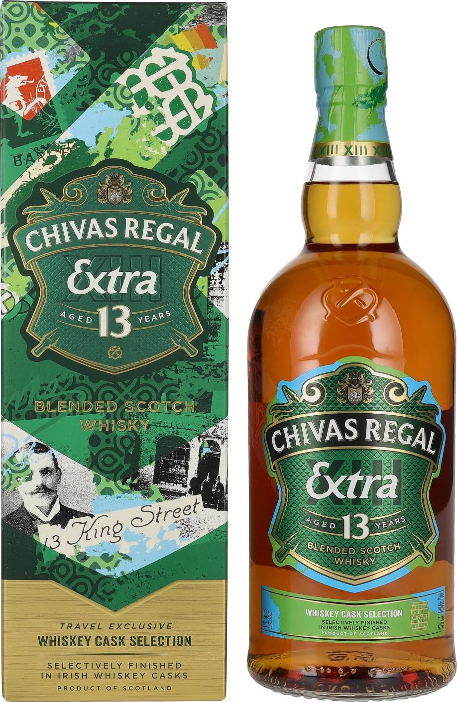 Chivas Regal EXTRA 13 Years Old IRISH CASKS SELECTION 40% Vol. 1l in Giftbox