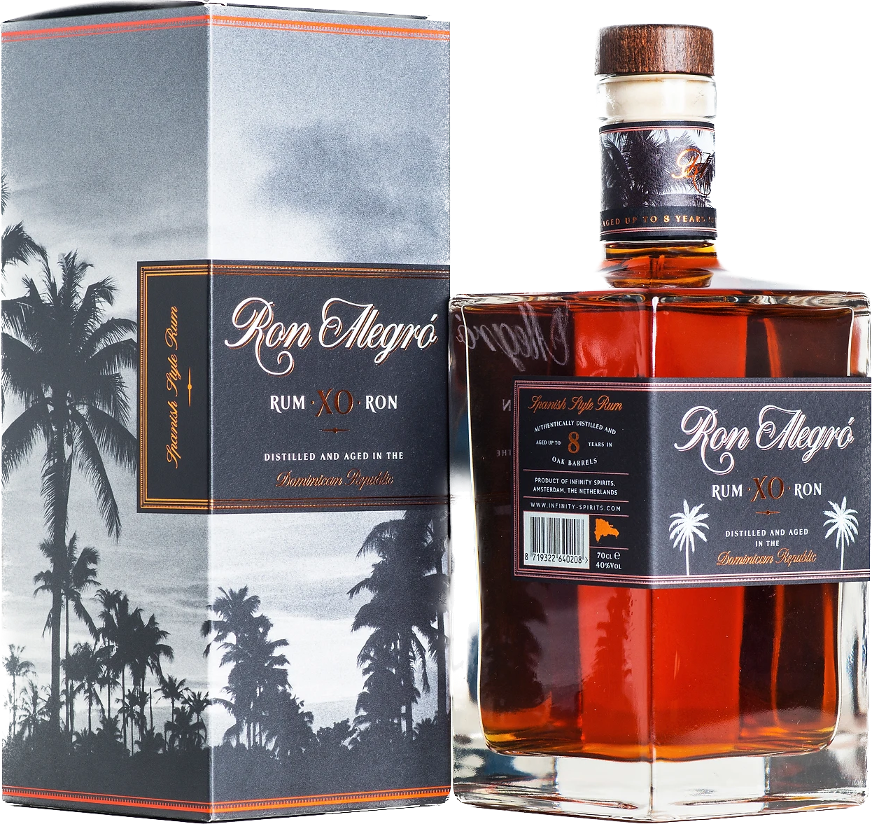 Ron Alegró XO 40% Vol. 0,7l in Giftbox