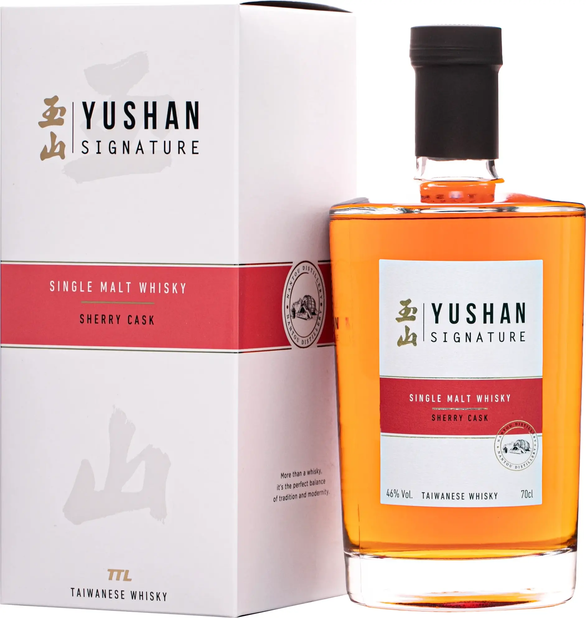 Yushan Single Malt Whisky Sherry Cask 46% Vol. 0,7l