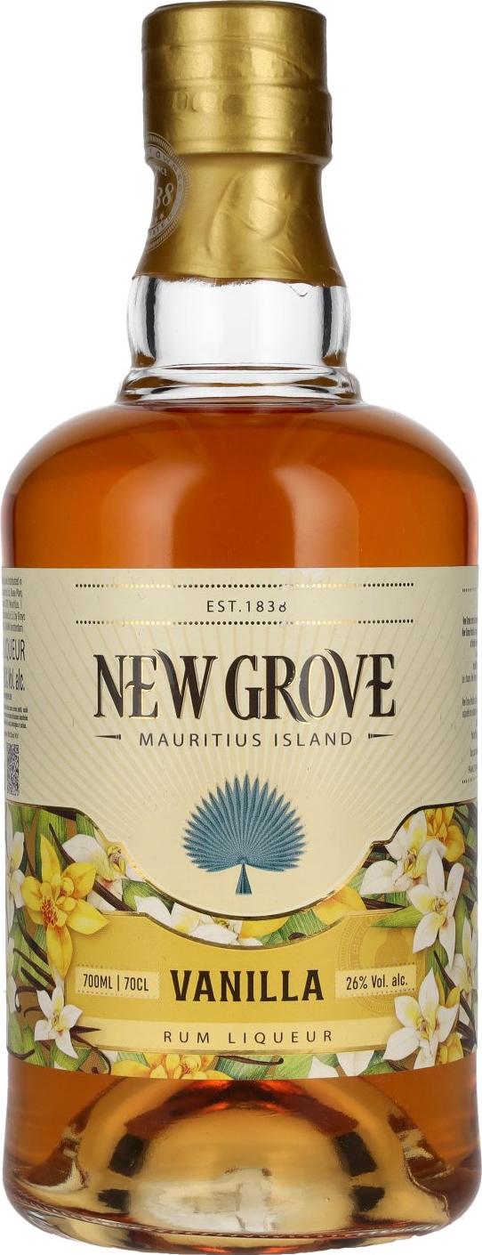 New Grove Vanilla Rum Liqueur of Mauritius 26% Vol. 0,7l