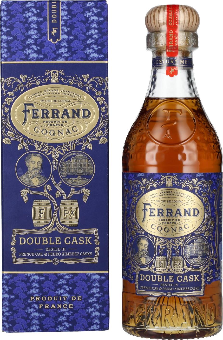 Ferrand DOUBLE CASK RÉSERVE 1er Cru de Cognac 42,3% Vol. 0,7l in Giftbox