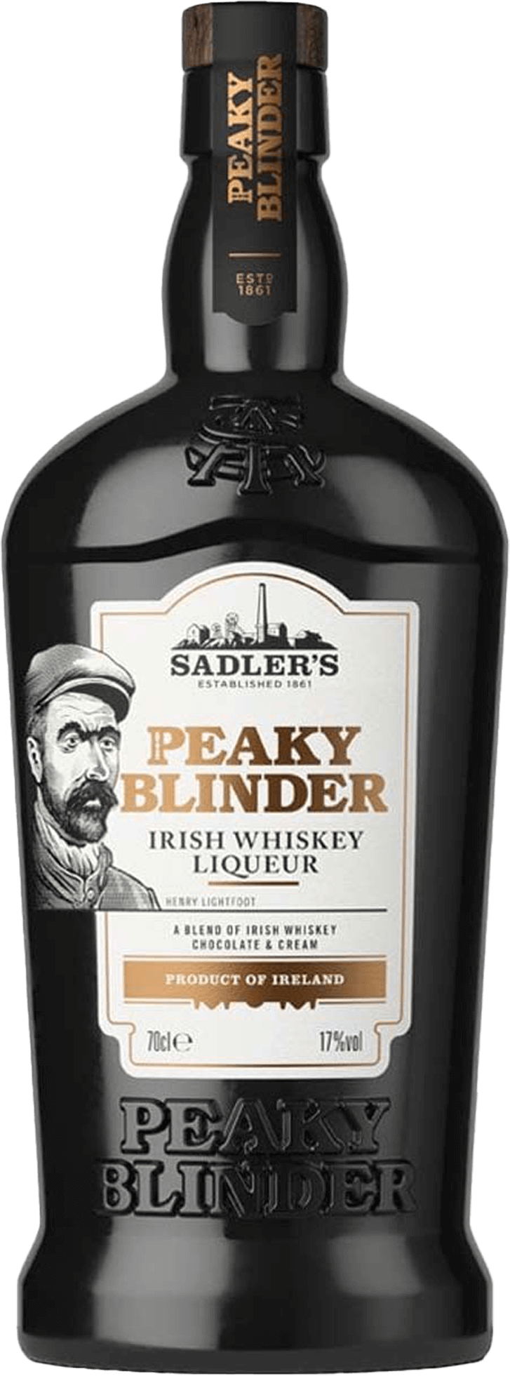 Peaky Blinder Irish Whiskey Cream Liqueur 17% Vol. 0,7l