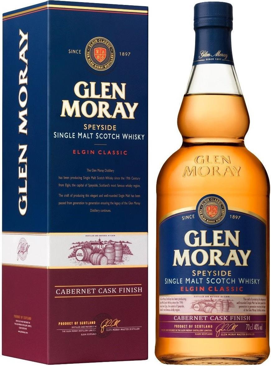 Glen Moray Classic Cabernet Sauvignon Cask Finish 40% Vol. 0,7l