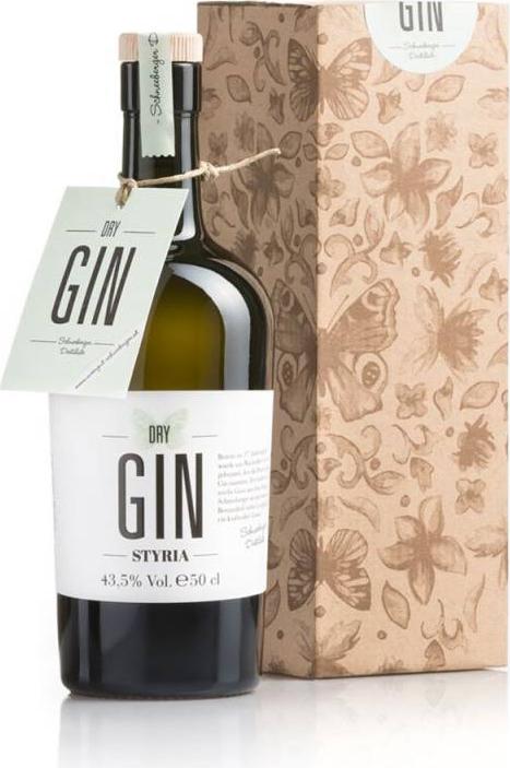 Schneeberger STYRIA Dry Gin 43,5% Vol. 0,5l in Giftbox