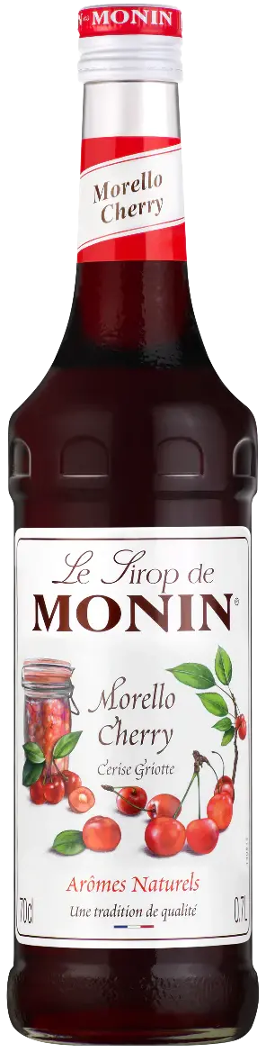 Le Sirop de MONIN MORELLO CHERRY 0,7l