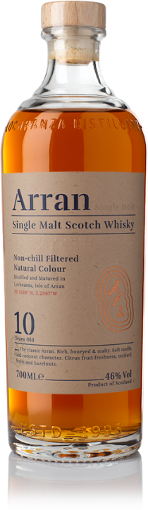 Arran 10 Years Old Single Malt Scotch Whisky 46% Vol. 0,7l