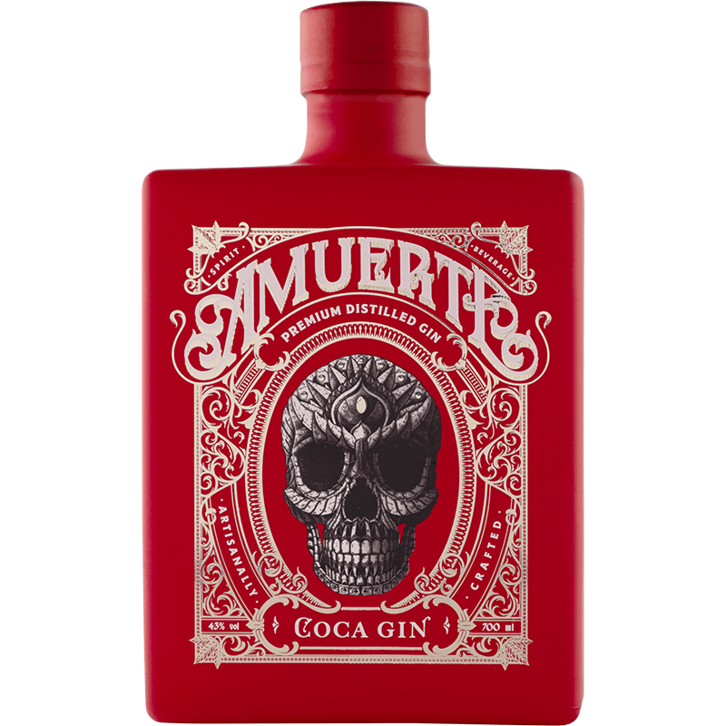Amuerte COCA LEAF GIN - Red Edition 43% Vol. 0,7l