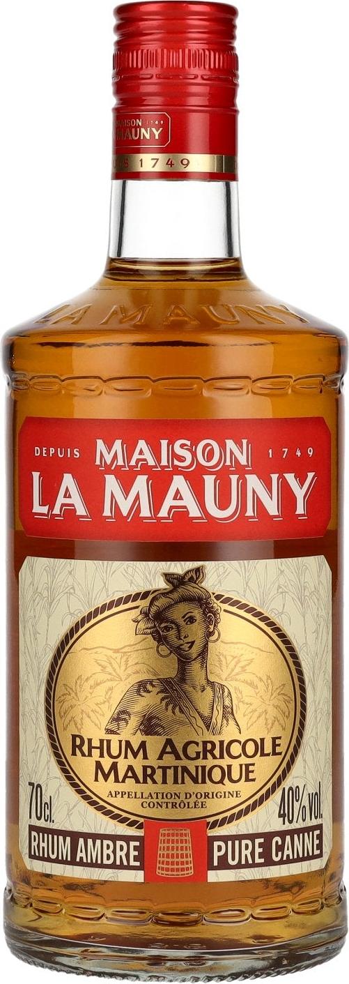 La Mauny 1749 Rhum Agricole Ambré 40% Vol. 0,7l
