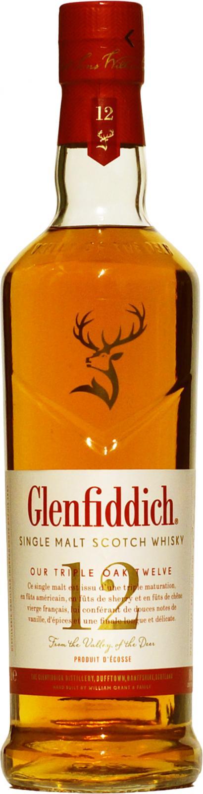 Glenfiddich 12 Year Old Triple Oak Single Malt 40% Vol. 0,7l in Giftbox